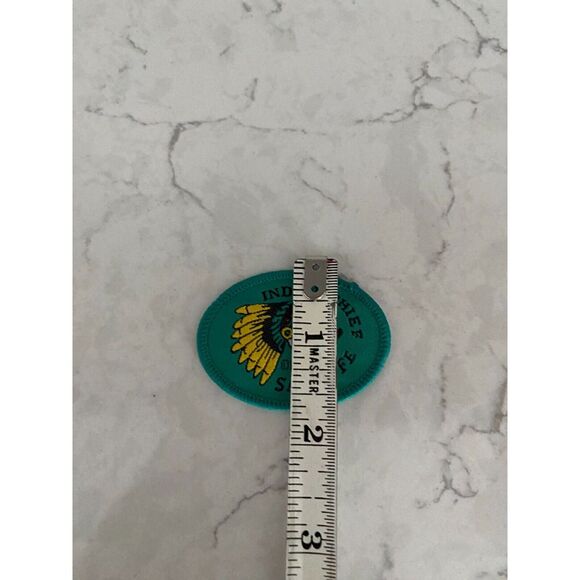 Disney Mickey Mouse Indian Chief Santa Fe Green Sew Craft Iron-on Patch - Picture 4 of 5